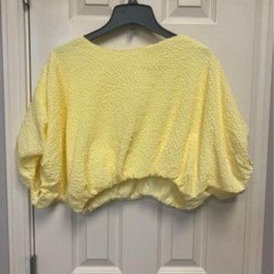 Yellow Crop Top